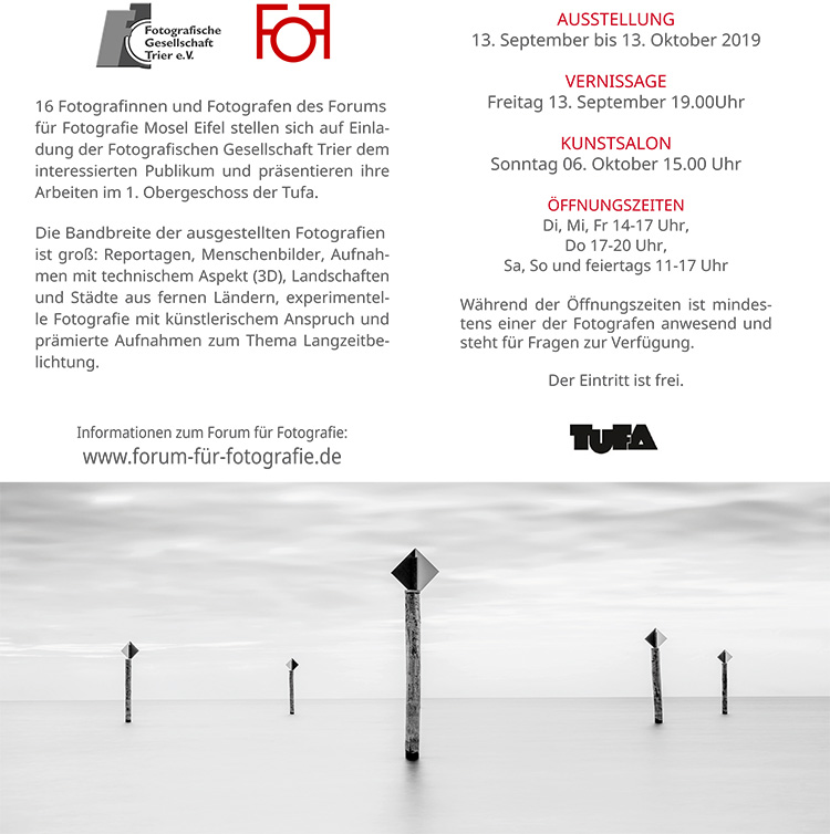 Ausstellung des Forums für Fotografie Mosel Eifel