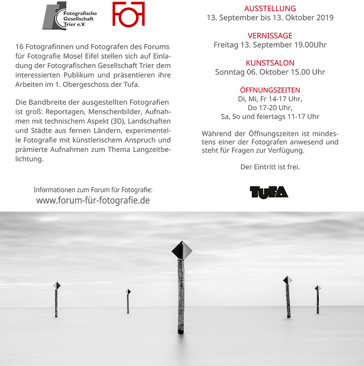 Ausstellung des Forums für Fotografie Mosel Eifel